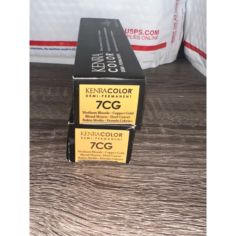 Kenra Color Demi Permanent Hair Color 7CG Medium Blonde Copper Gold hair care